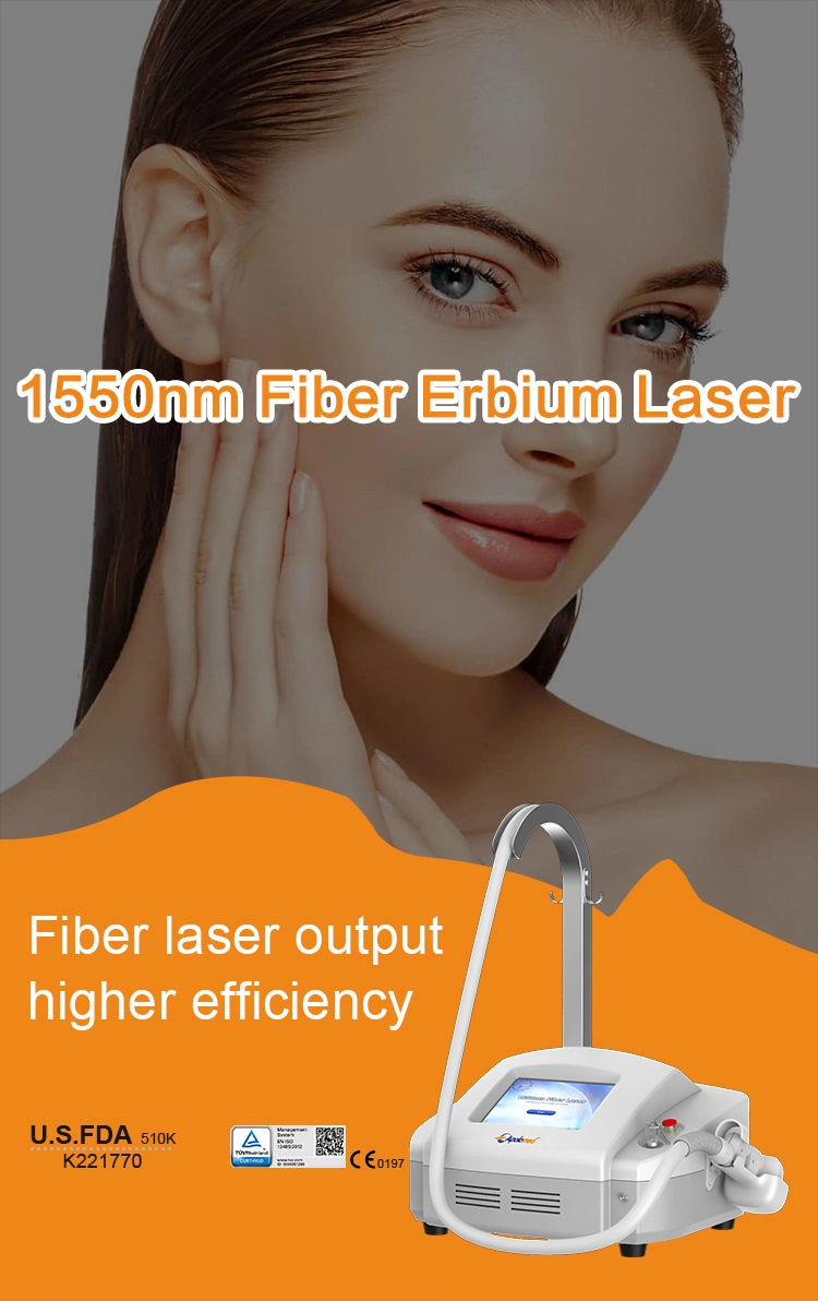 Erbium 1550 Laser Device Erbium Fiber Laser Beauty Device with Germany Original Lamp